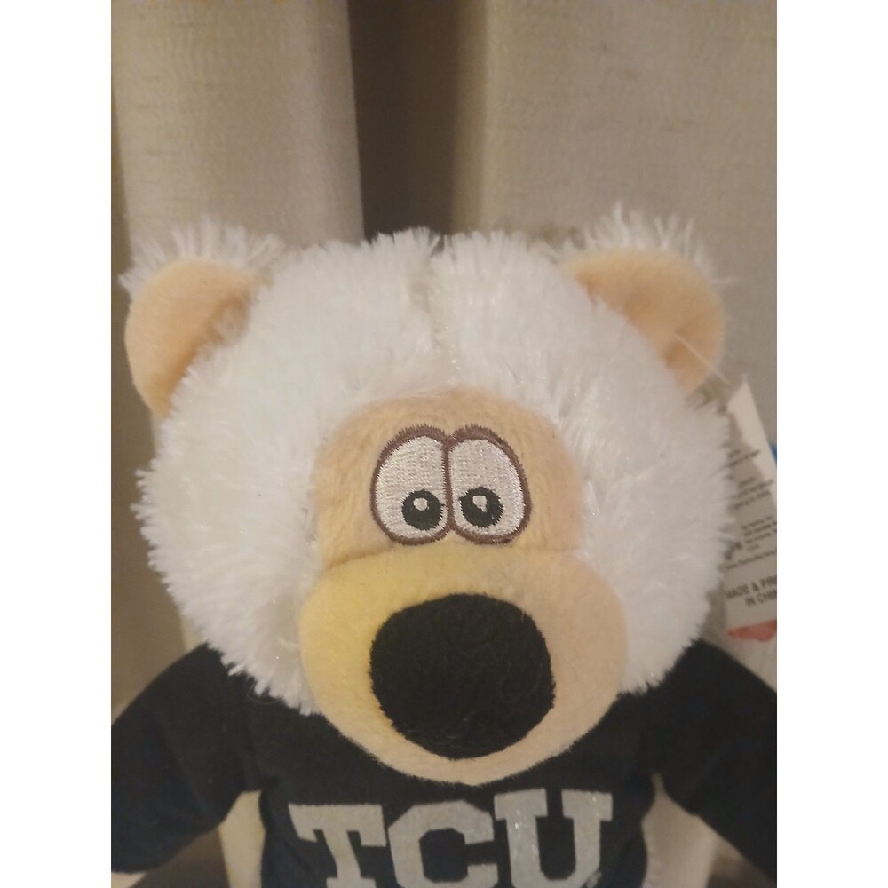 Officially Licensed Texas Christian University Team Spirit Sparkle Bear Plush - Picture 6 of 6